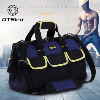 

Portable Electrician Special Tool Bag Multi-function Maintenance Installation Canvas Large Thickening Tool Bag Work Pocket