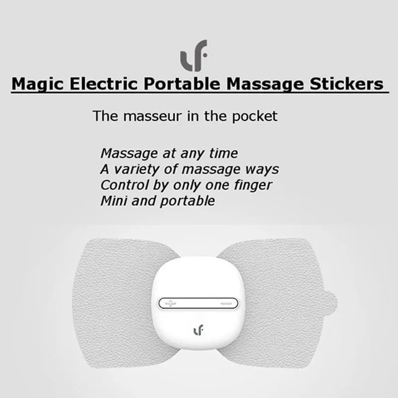 Leravan Portable Magic Massage Sticker Tens Pulse Muscle Massager Full Body Relax ELectric Stimulator from Ecosystem