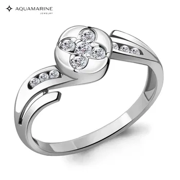 

AQUAMARINE ring without inserts Silver 925
