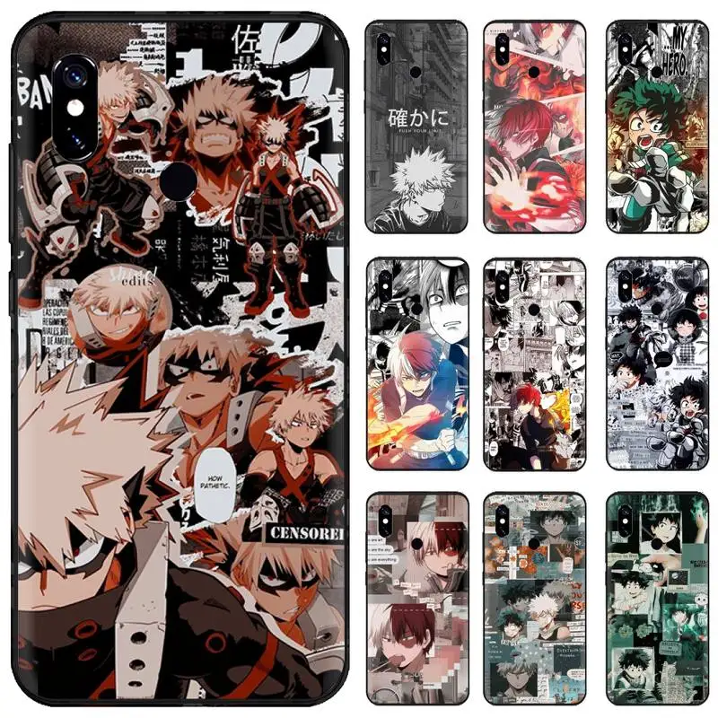 

My Hero Academia Deku Cover Phone Case For Xiaomi Mi A1 A2 5 6 6PLUS 8 9 SE Lite MIX 2 2S MAX 2 3 Pocophone F1