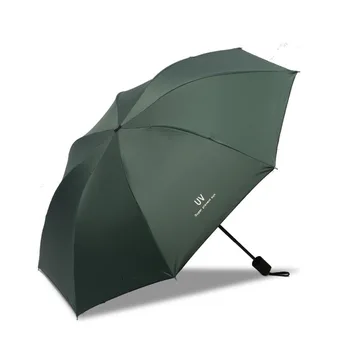

Umbrella Anti-UV Umbrella Sunshade Umbrella Sunscreen Portable 3-Folded Dustproof Small Umbrellas Rain Women Men