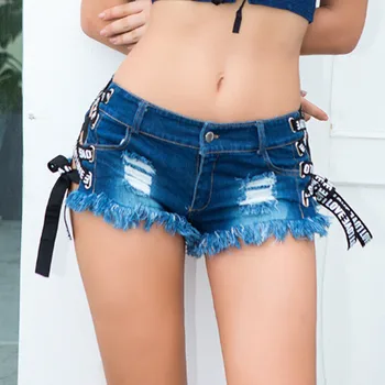 

Women Sexy Denim Jeans Shorts Girl High waist Beach Hot Shorts YF049-#808