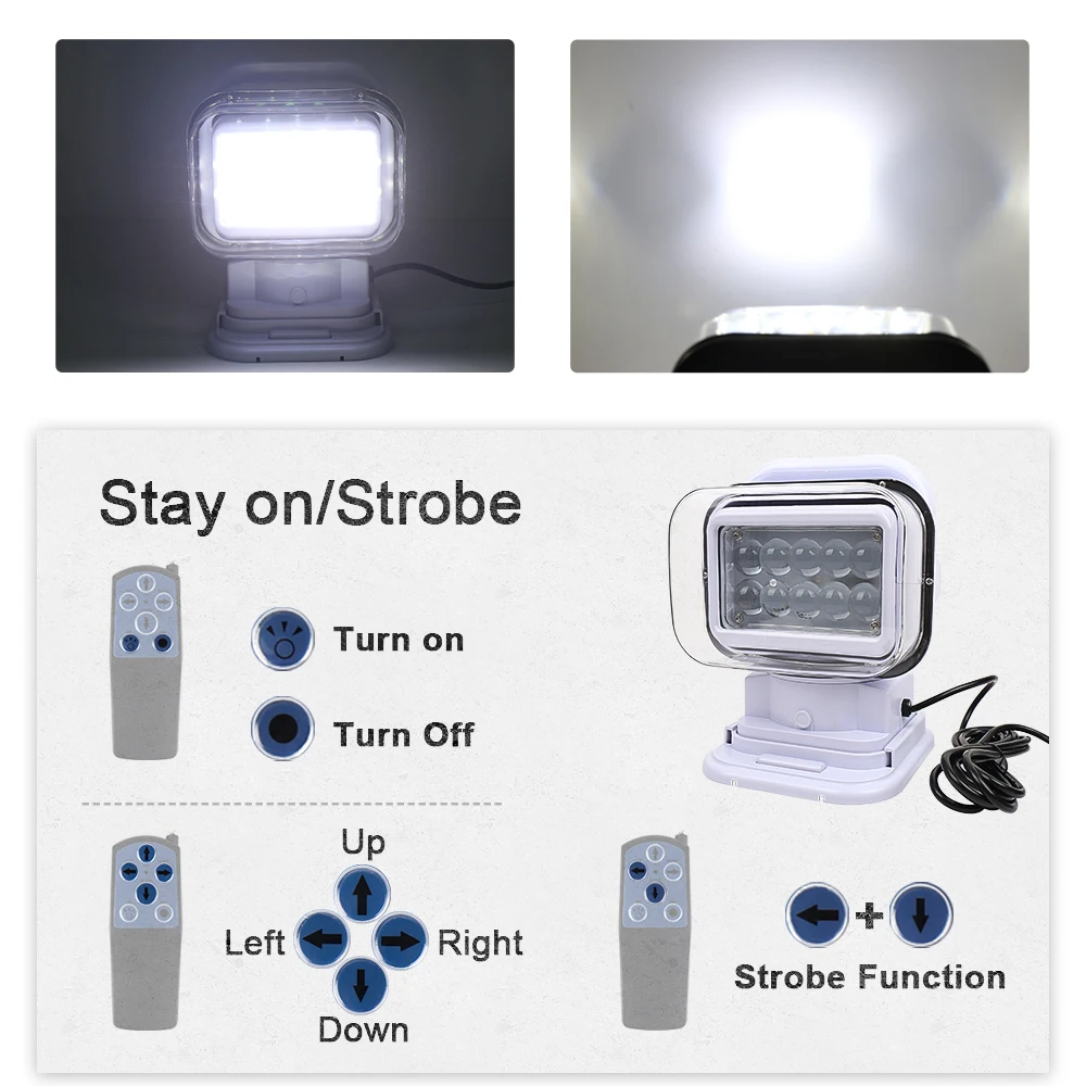 Беспроводной контроллер Портативный 7 &quotсветодиодный светильник s 50 Вт