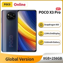Newest POCO X3 Pro 8GB RAM 256GB ROM Snapdragon 860 Octa Core 120Hz DotDisplay 5160mAh Battery Supports 33W Fast Charge NFC