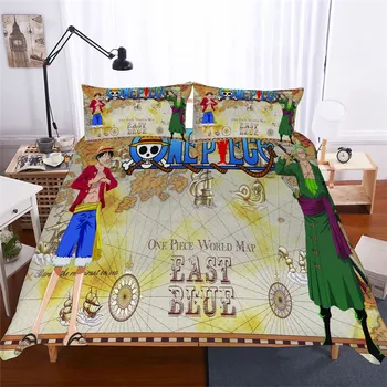 

Bedding Set 3D Print Duvet Cover Sets King Queen Twin Size Dropshipping one piece Cartoon Children's Gift movie Game