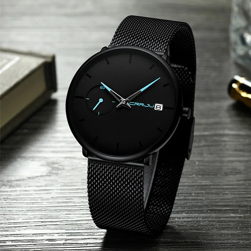 Черные наручные часы женские часы люксовый бренд бизнес нержавеющая сталь женские наручные часы для женщин часы женские наручные часы