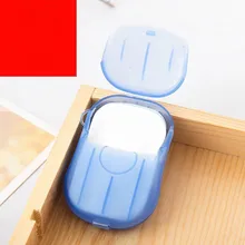 

Boxed Disposable Soap Paper Travel Soap Paper Washing Hand Bath Clean Scented Slice Sheets Mini Paper Soap(20pcs/box)