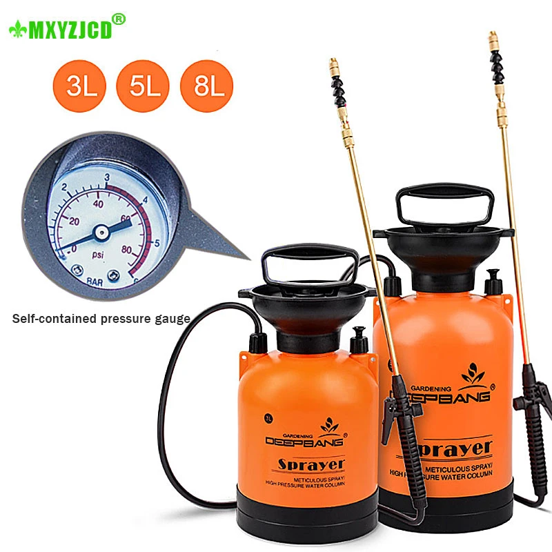 

Hot Sale Garden Pressure Sprayer Irrigation Flower Plant Comes With Pressure Gauge Watering Can Pesticide Fertilizer Spray Tool