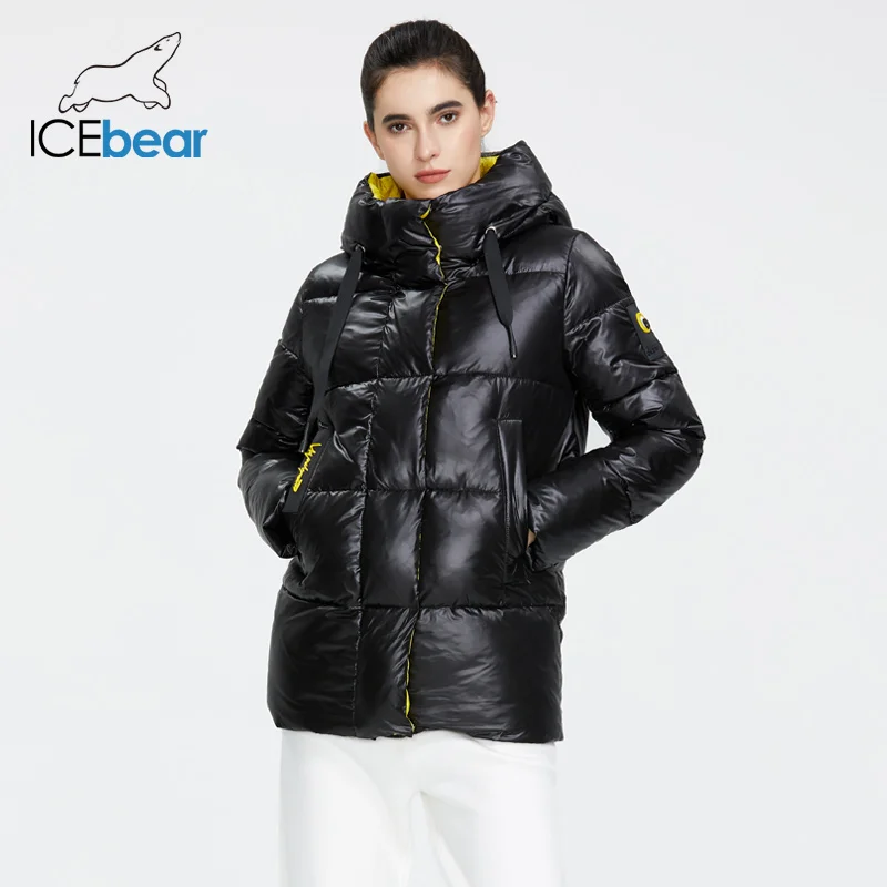 

ICEbear 2020 New Winter Jacket High Quality Hooded Coat Women Fashion Jackets Winter Warm Woman Clothing Casual Parkas GWD19502I