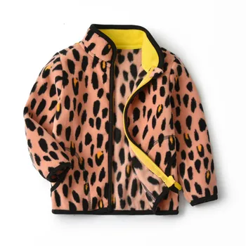 

2 3 4 5 6 7 8 Years Toddler Girls Jackets High Quality Thicken Leopard Print Jackets For Girl Baby Kids Clothing High Quality