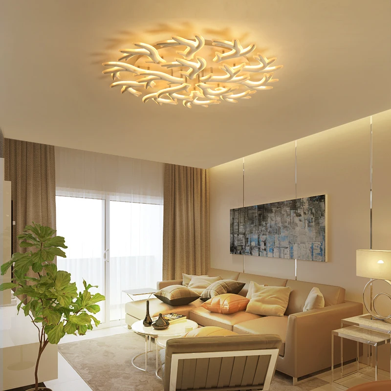 

Creative Antlers led Chandelier high brightness Modern chandeliers ceiling For livingroom bedroom Nordic lamp lustre moderno