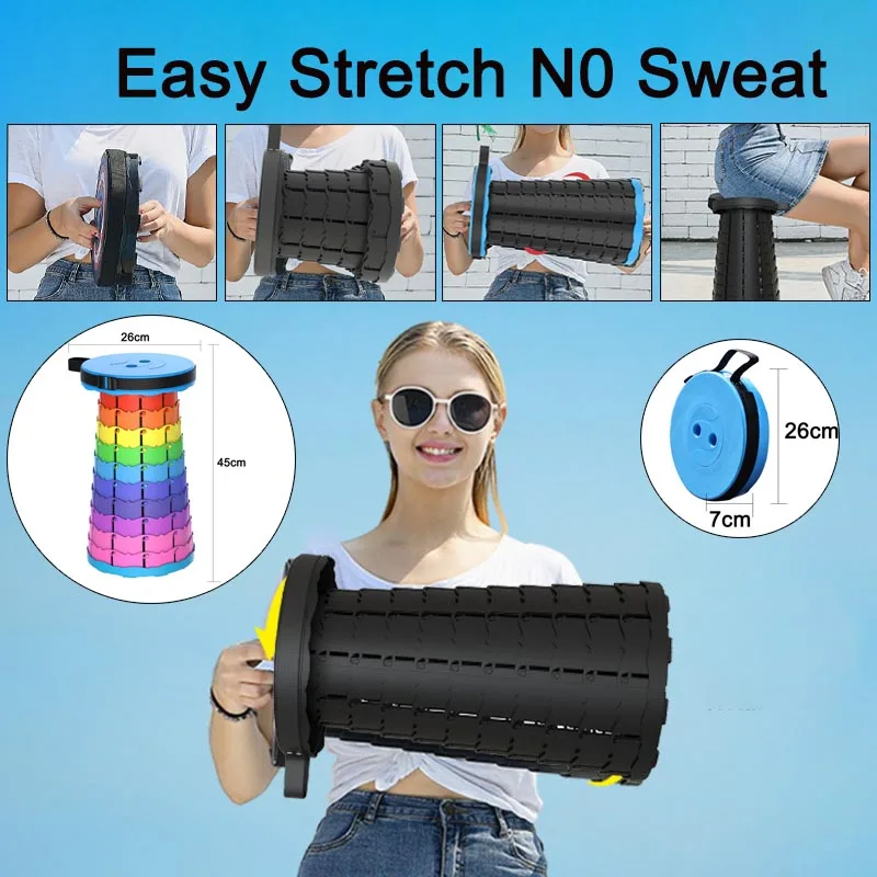 Outdoor Furniture Retractable Stool Beach Chairs Portable Stool Lounge Folding Chair Camping Foldable Fishing Chair folding chair,retractable stool,fishing accessory,fishing chair tray