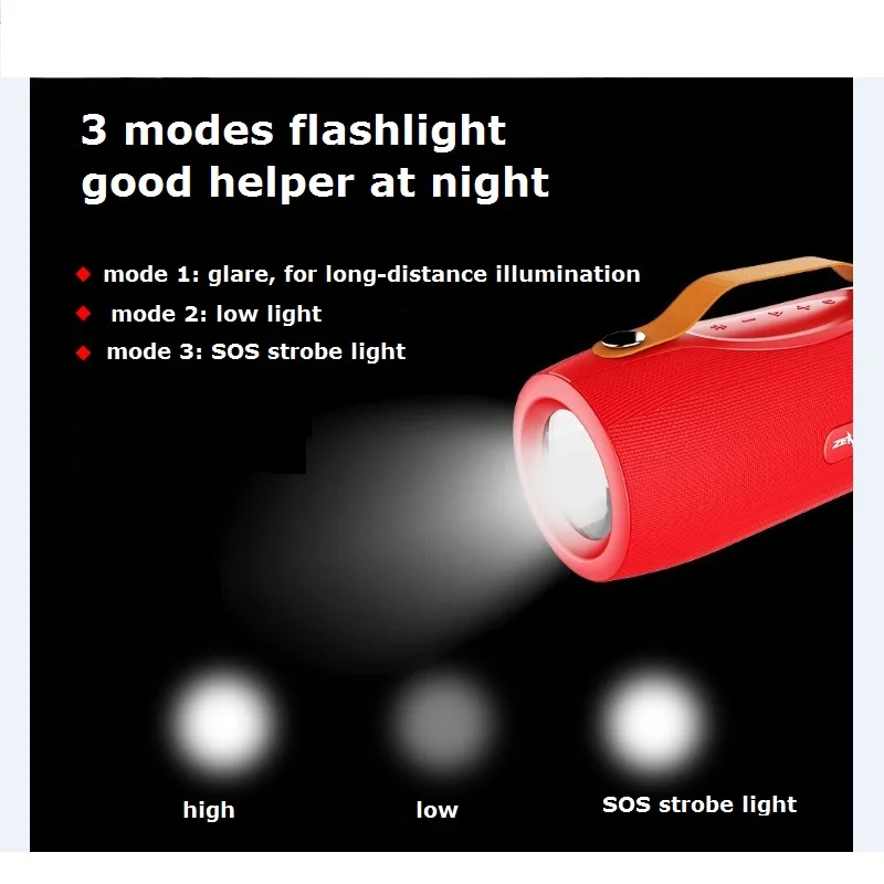 Zealot-S29-Bluetooth-Speaker-with-fm-radio-Wireless-Portable-Speaker-Boombox-Power-Bank-Flashlight-Support-TF(3)