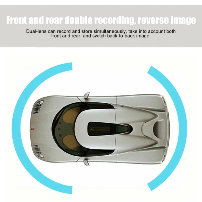 4.0in IPS Screen Car DVR FHD 1080P with Rear View Camera Drive Recorder Duals Lens Dashcam TD326