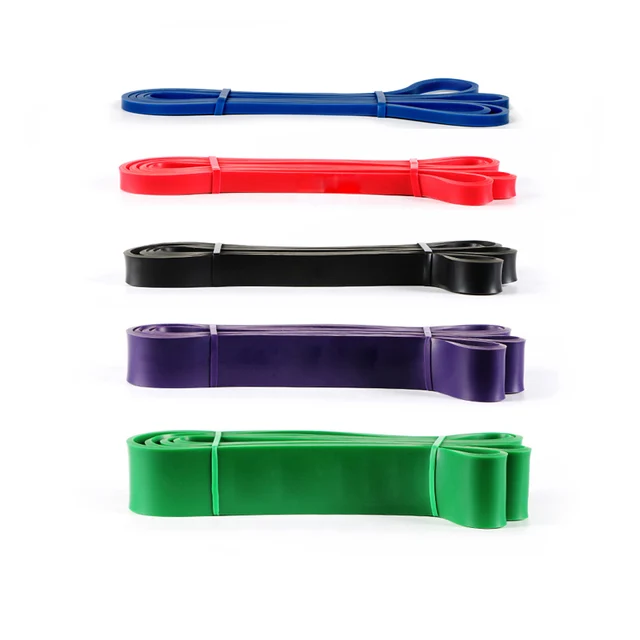 Resistance Bands 208cm 41" Fitness Rubber Pull Up Crossfit Power Latex Expander Hanging Yoga Loop Band with Door Latch Handle 6