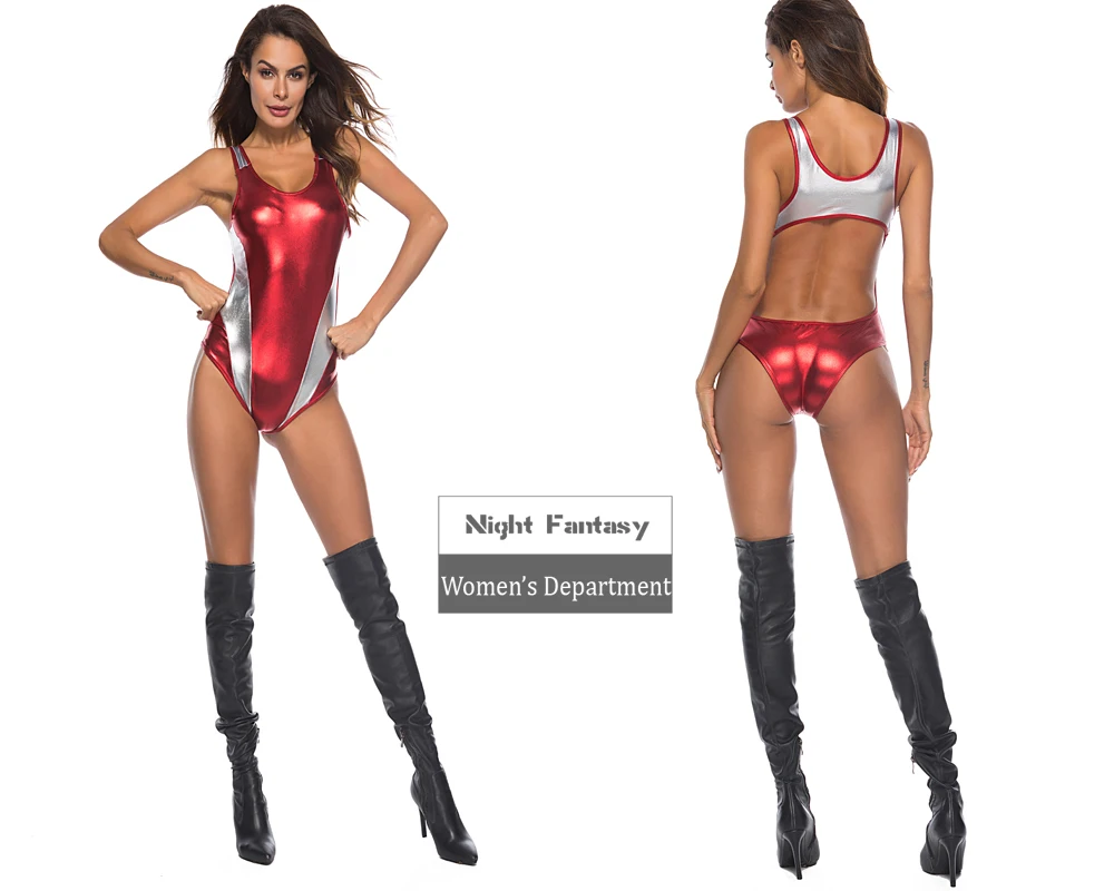 Women Sexy Pvc Vinyl Lingerie Shiny photo