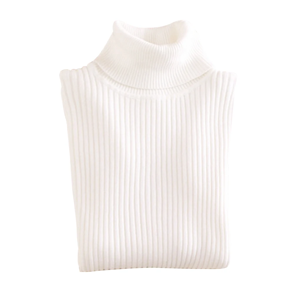 

2019 Autumn Winter Women Knitted Turtleneck Sweater Solid Soft Elastic Pullover Slim Sweater Jumper Femme Pullovers