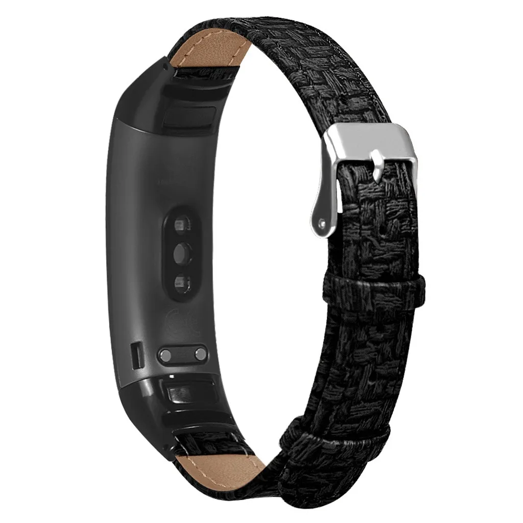Для huawei Honor Band 5/4 легкий сменный кожаный Смарт-браслет умные часы с ремнем долговечные аксессуары#802