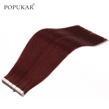 

Popukar tape in hair 12-26inch #530 double drawn raw cuticle aligned hair best human hair extensions