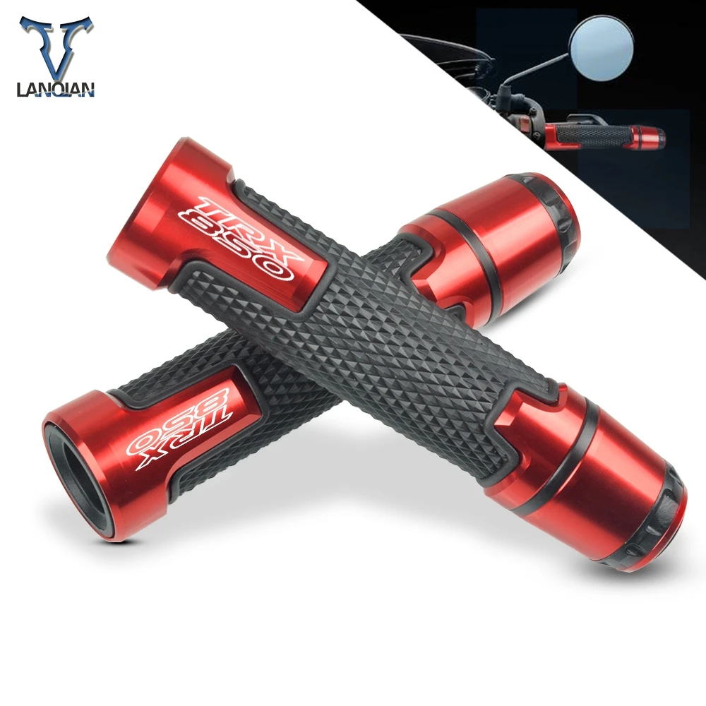 7/8 ''мотоцикл Алюминий пластиковые ручки с логотипом для YAMAHA TRX850 1996 1997 1998 1999 2000 2001 2002 2003 2004 2005-06