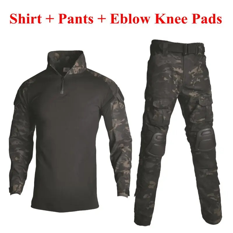 Mens Camouflage Clothing Hunting Clothes Multicam Ghillie Suits Tactical Uniform For Army Training Combat Airsoft Mens Camouflage Clothing Hunting Clothes Multicam Ghillie Suits Tactical Uniform For Army Training Combat Airsoft