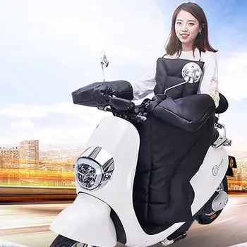 

Motorcycle Scooter Leg Cover Leg Lap Apron Cover Thickened Warm Keeping Down Cotton Waterproof Leg Cover Shield Winter