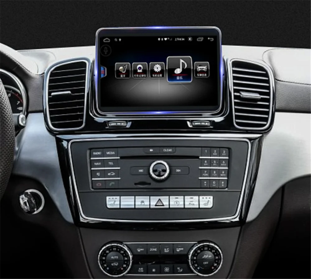 Сенсорный экран Android автомобильный мультимедийный плеер gps аудио Navi для Mercedes Benz MB GLE ML M класс W166 hean блок