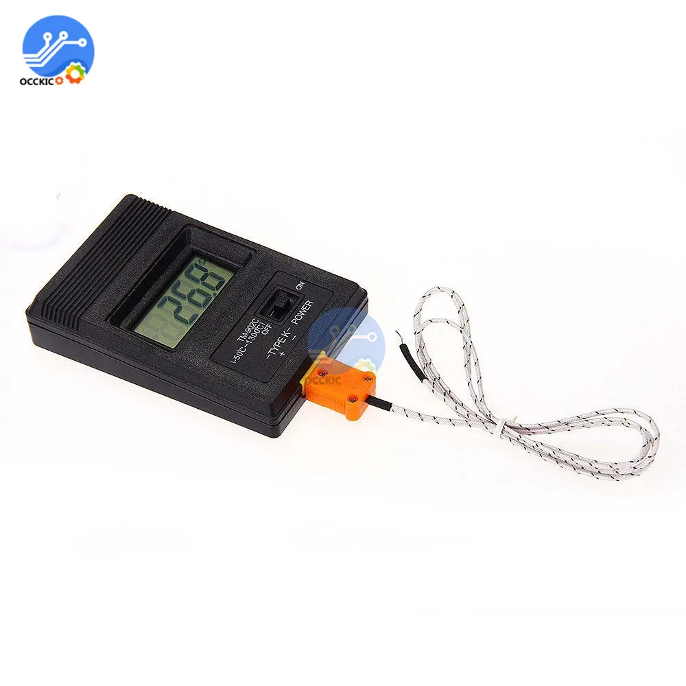 TM902C Digital LCD K Type Thermometer Temperature Single