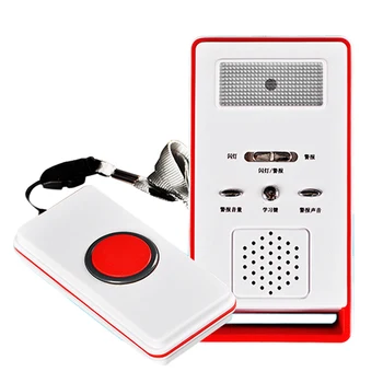

Calling Security Handicapped LED Indicator With Panic Button Emergency Wireless Dialer Alarm System Children Elderly Household