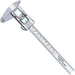 Pied à coulisse électronique numérique en Fiber de carbone, jauge micrométrique, modèle de précision, 0 150mm LCD 150mm 