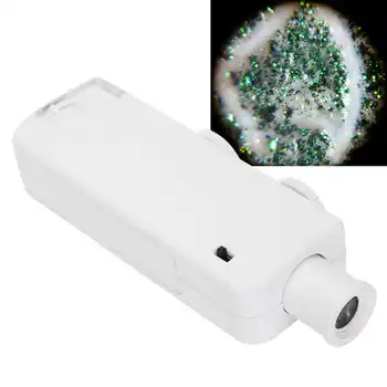 

160-200X Adjustable Zoom Magnifier with LED Light Mini Portable Magnifying Optical Glass Jewelry Tool for Jewelers