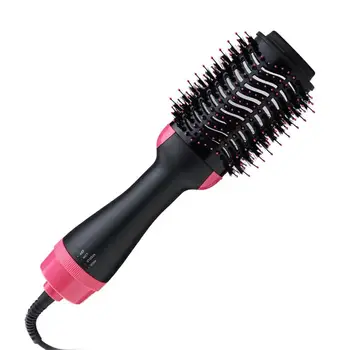 

2 in 1 Multifunctional Hair Dryer & Volumizer Rotating Hair Brush Roller Rotate Styler Comb Styling Straightening Curling Iron