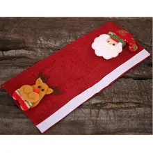 4 шт./компл. Мешковина Рождество холодильник дверные ручки крышки для микроволновой печи посудомоечной машины 72XF