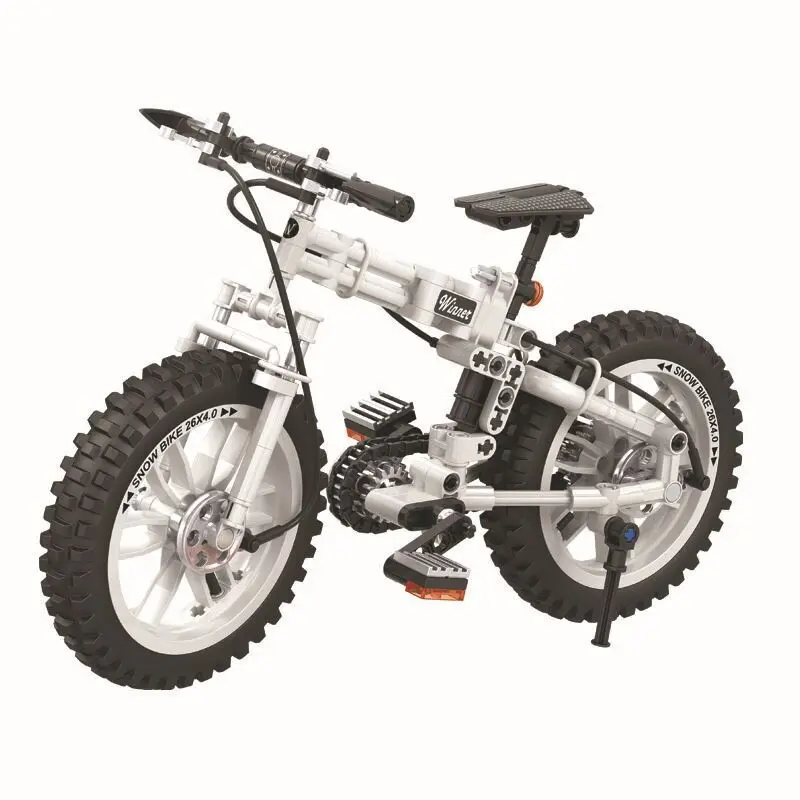 

Folding Bicycle Small Particles Inserted Building Blocks Science And Technology Assembly Series Children'S Educational Creative