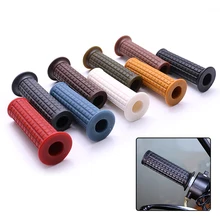 Yetaha 1 пара 25 мм 28 мм ручки для мотоцикла подходят для универсальных 28 мм(справа) и 25 мм(слева) Стандартный руль