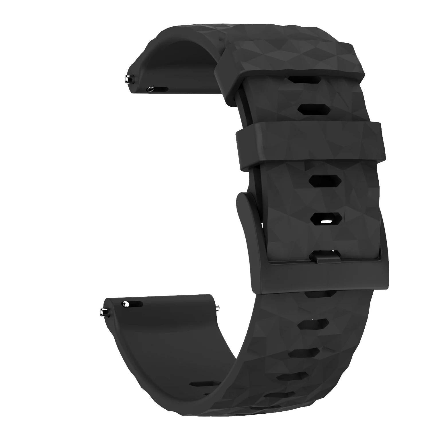 Silicone Wristband Bracelet in 24mm for Outdoor and Athletic Watches