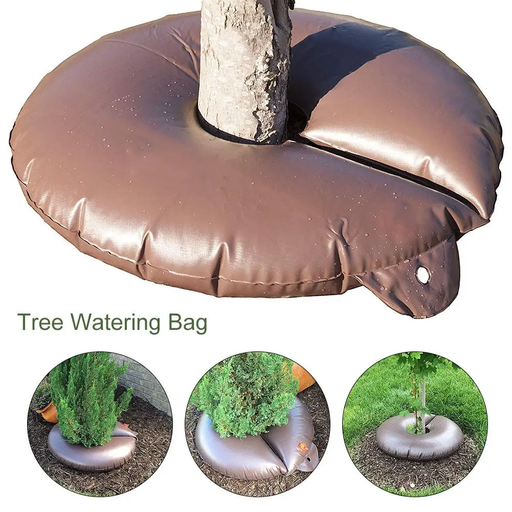 15 Gallon PVC Tree Watering Bag Slow Releasing Automatic Drip Catcher System Irrigation Tool Bag For Trees Gardening Watering