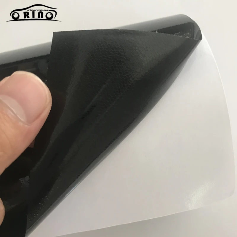Black Gloss Vinyl Wrap Sticker-3