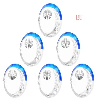 

1/2/4/6 pcs Ultrasonic Household Insect Repellent Pest Repeller Silent Operation Low Power Consumption Wide Coverage