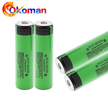

2020 100% New Original 18650 battery NCR18650B 3.7 v 3400 mah 18650 Lithium Rechargeable Battery For Flashlight batteries