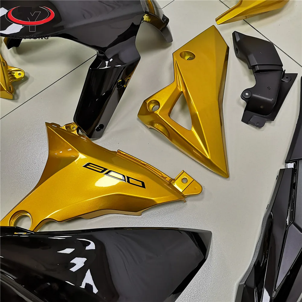 Мотоцикл для Kawasaki Z800 2013- полные комплекты обтекателей впрыска ABS Cowling золото и черный