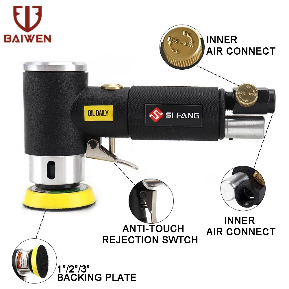 Air Angle Die Grinder Tool Kit 1/4 inch Pneumatic Right Angle Die