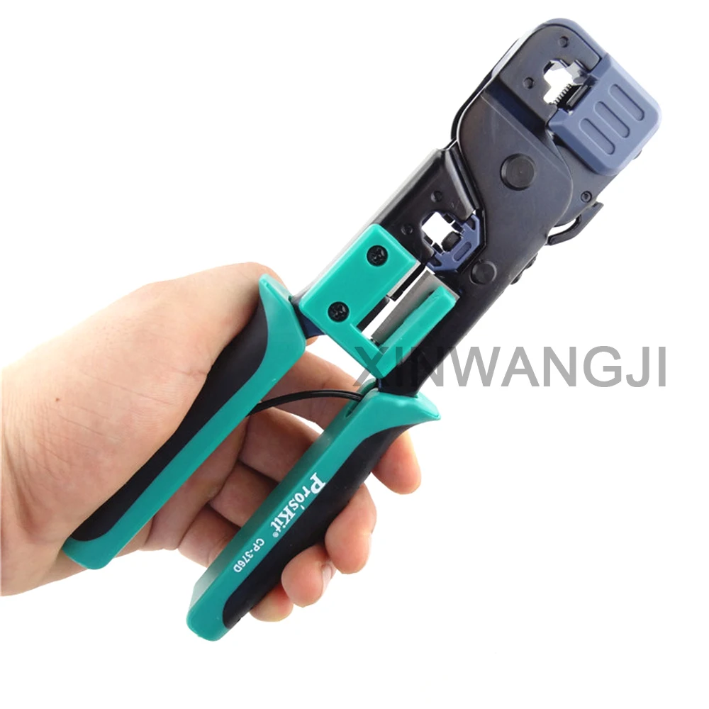 Pro'skit CP-376D 6 P/8 P обжимные плоскогубцы портативный кабель зачистки проволочная обжимка щипцы ремонт ручного инструмента кусачки для снятия изоляции