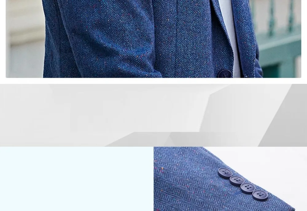 Xiaomi Новая модная Роскошная деловая Повседневная Шерстяная Смесь мужской костюм, блейзер деловой костюм для стройных костюмов