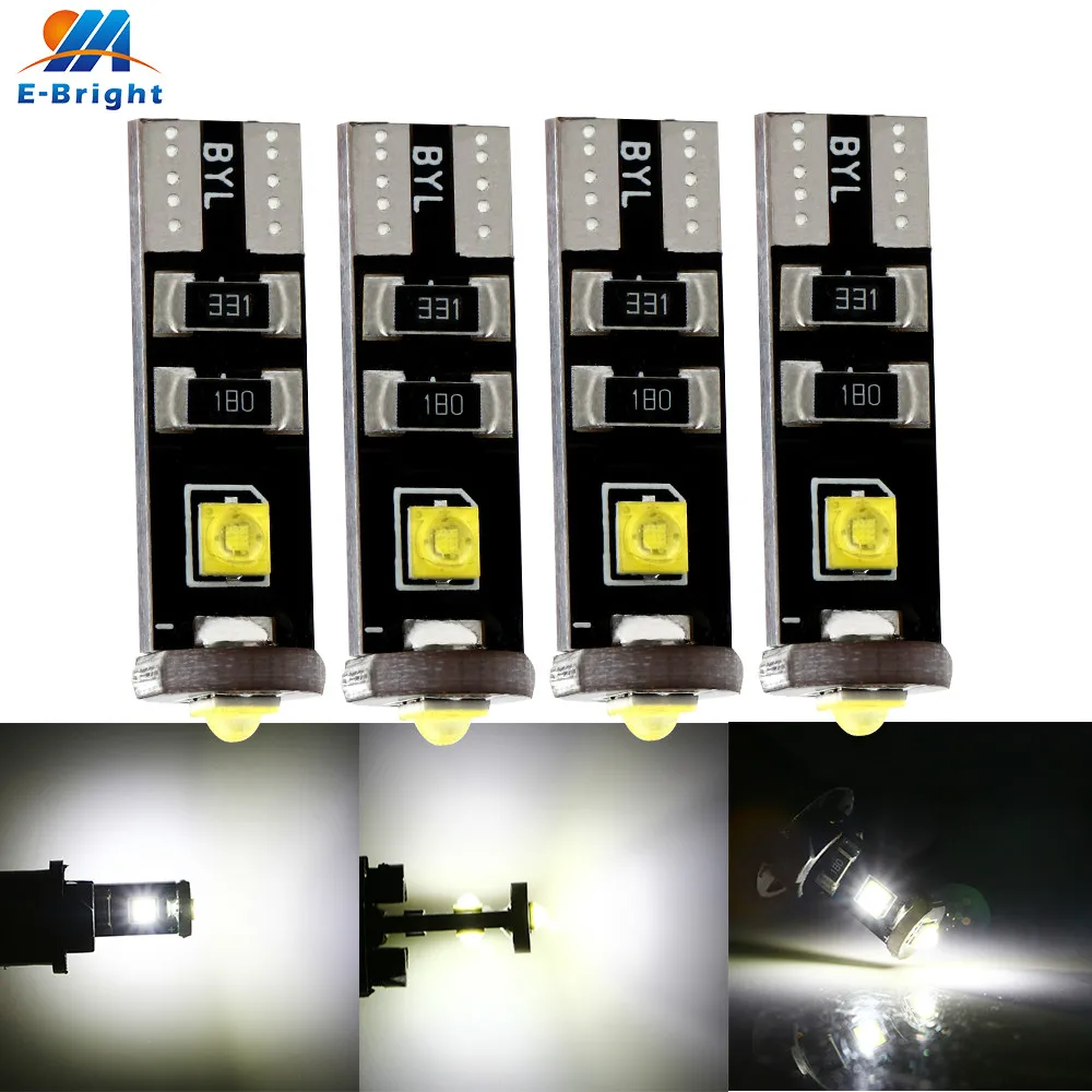 Светодиодные лампы 8X Canbus W5W T10 3 SMD светильник свет 12 В постоянного тока 194 168 маркер