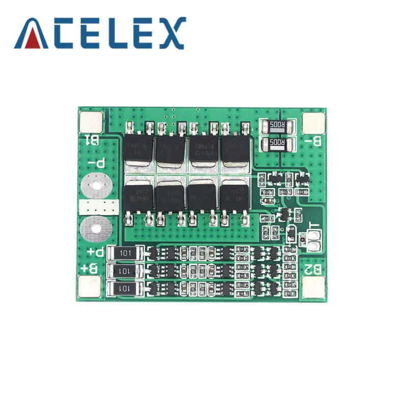 3S 25A Li Ion 18650 BMS PCM плата для защиты батареи с балансом литий ионного Lipo батарейного
