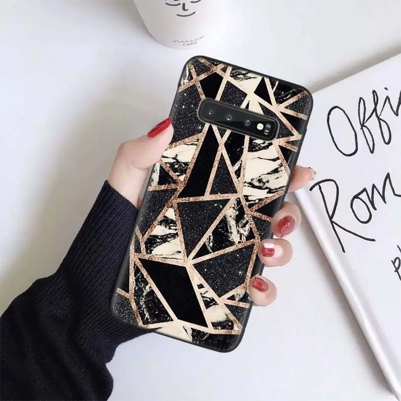 Черный чехол для samsung Galaxy A50 A70 A50S A10S A20S A10 A20E A30 A40 M40 M30S A80 мягкий чехол для телефона