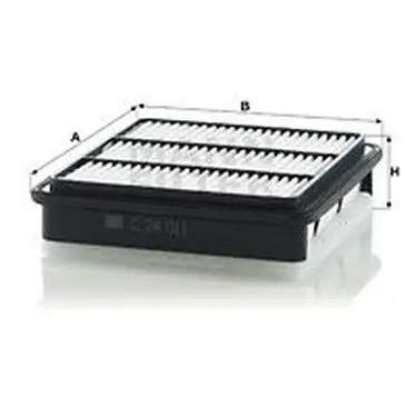 Фильтр воздушныйMitsubishi L200 2.5DI-D 07 MANN-FILTER C24011