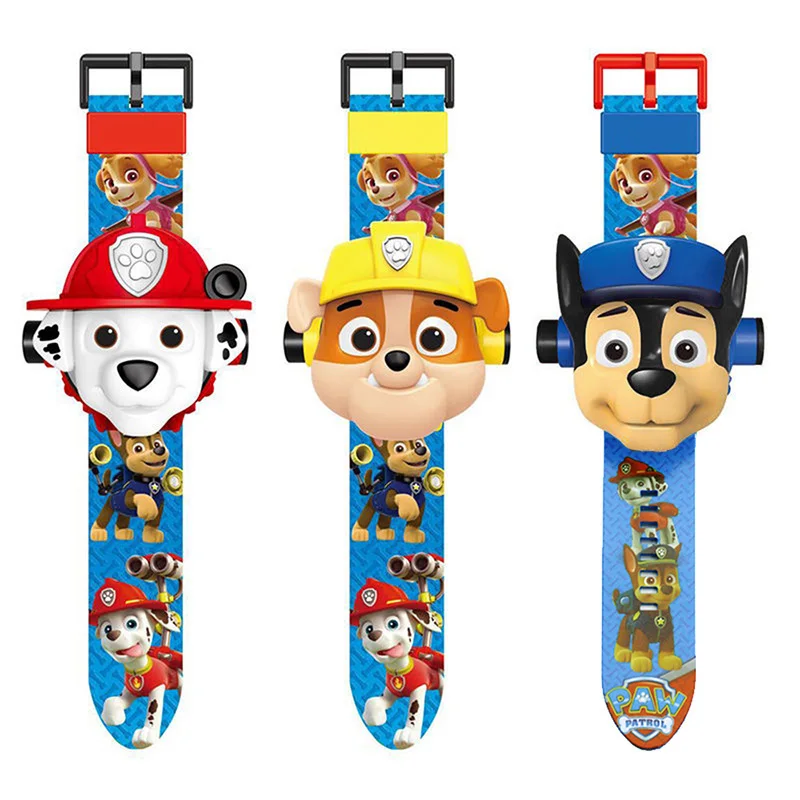 

Paw Patrol Toy Puppy Patrol Reloj Patrulla Canina Ryder Electronic Projection Watch Kindergarten Baby Birthday Party Decorations Christmas New Year Gift