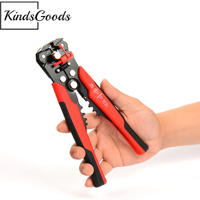 

Automatic Stripping Pliers Cable Wire Stripper Cutter Crimper Automatic Multifunctional Crimping Stripping Plier Tools